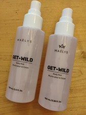 Maelys Get-Wild 2 PACK  Body Mist-3.4 fl oz NEW NO Top Cap, See Pics Authentic