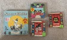 Vintage 8mm Super 8 Film Lot Snow White Laurel Hardy 3 Stooges Kitty Kat  