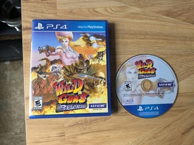 Wild Guns: Reloaded (Sony PlayStation 4, 2016). PS4. Complete. Free Shipping