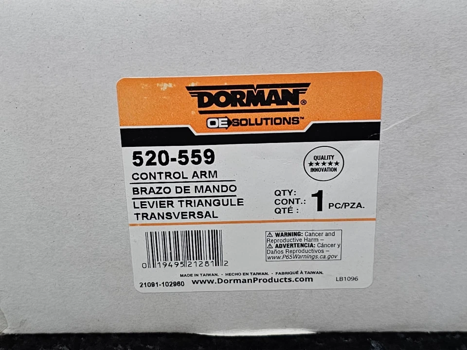 Brazo de control delantero inferior izquierdo Dorman 520-559 para BMW 323i 2006-2011 Foto 2 de 4