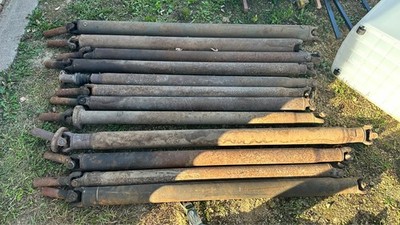Lot of 12 Vintage 1960s/1970s 1980s MOPAR Dodge Chrysler Driveshafts A/B/C-body