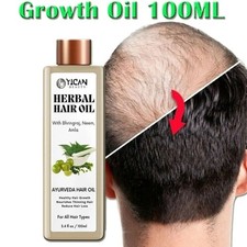 POWERFUL HAIR GROWTH OIL 3.4oz 100 NATURAL INGREDIENTS FOR ANY TYPE OF HAIR