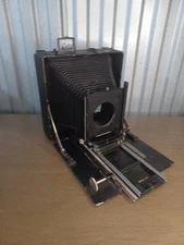 Linholf  Camera  Werk Munchen  5x7 With Interchangeable Back No Lens  SEE & READ