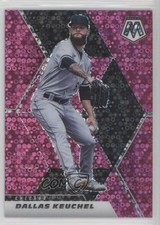 2021 Panini Mosaic Quick Pitch Pink Mosaic Prizm 2/20 Dallas Keuchel #121 b8h