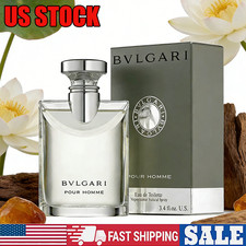 Bvlgari Pour Homme Eau De Toilette EDT For Men Spray 3.4 Oz New In Box  USA