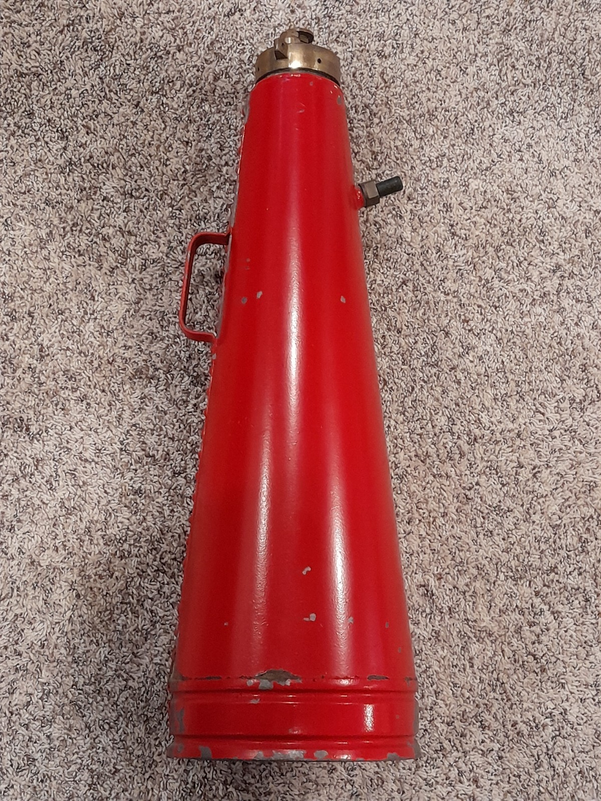 Antique Jones & Co. "Reliance" Cone Shape Soda-Acid Fire Extinguisher - mfg 1947
