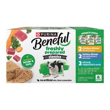 Purina Beneful Classics Wet Dog Food, 9.5 oz 6 Pack 7.77 per gallon