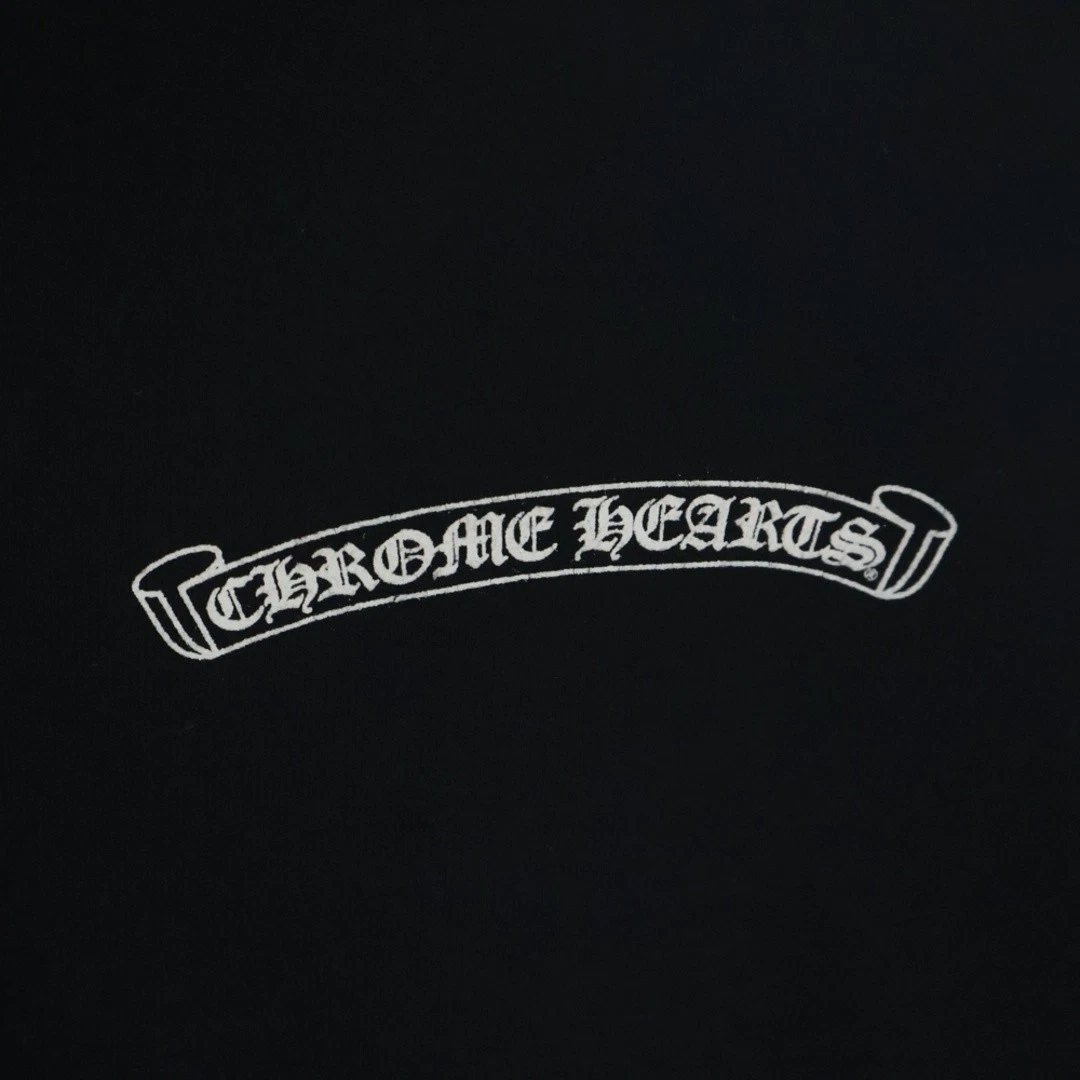 Felpa con cappuccio CHROME HEARTS MARINA ABRAMOVIC maglione stampa logo posteriore nero usata 32d2c7