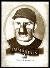 2013-14 In The Game Between the Pipes Immortals Clint Benedict Montreal Maroons