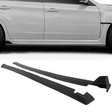 Sasa Cs Style Pu Side Skirts Lip Splitter For 2008-2014 Subaru Impreza Wrx Sti