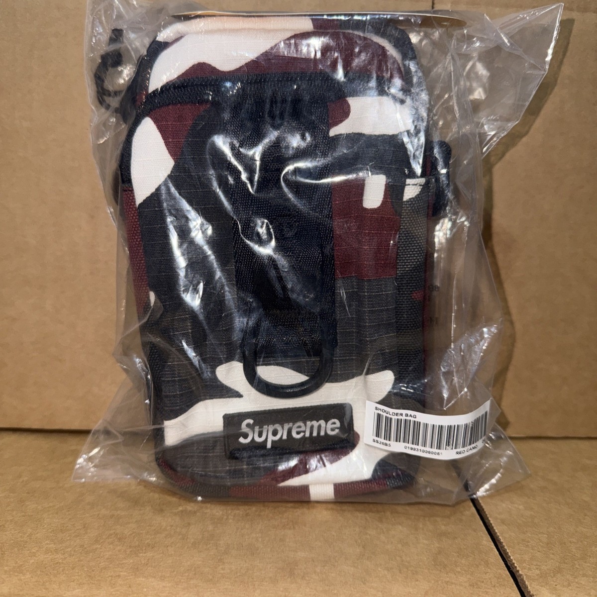 Supreme Shoulder Bag SS26 Red Camo New With Tags | eBay