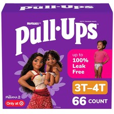 Huggies Pull Ups Girls' Potty Disposable Training Pants - Size 3T-4T -