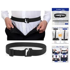 Shirt Stays Belt Crop Top Tuck Waist Band Belt Style Shirt Stay Adjustable Elast