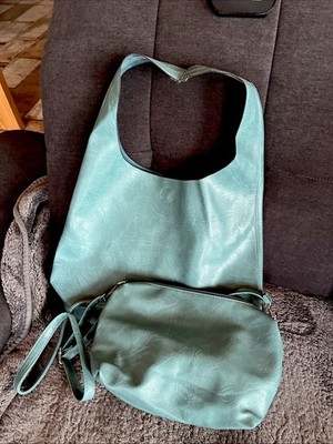 LEDERTASCHE XXL SHOPPER Echtes weiches Leder Beuteltasche + Schultertasche Bag