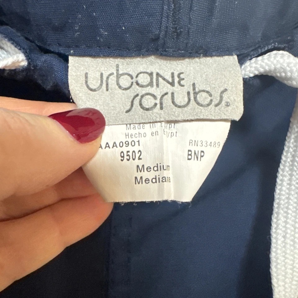 Urbane Scrub Pants – Navy Flare Leg – Size M – Used Good - Image 2 of 3