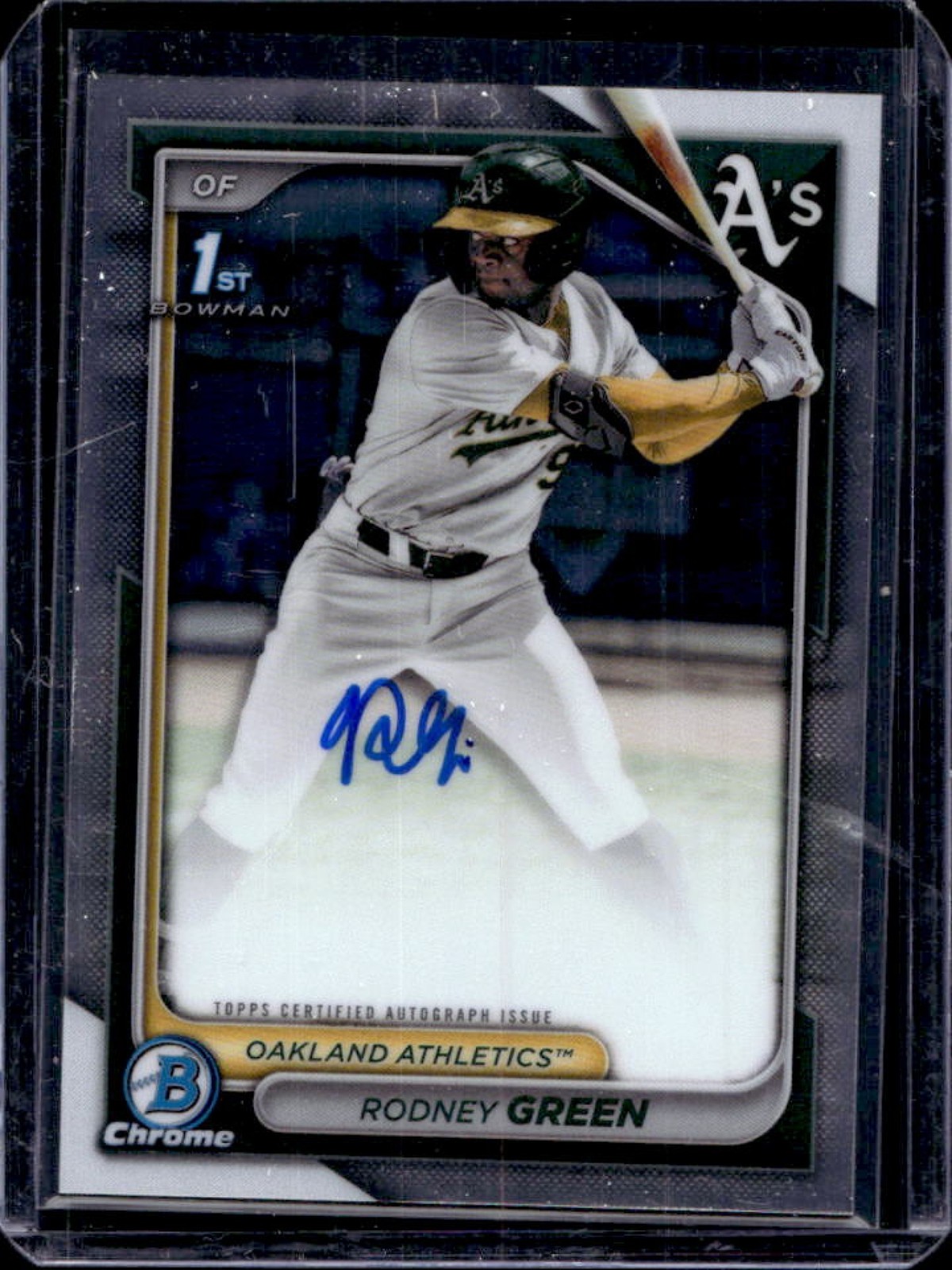 2024 Bowman Draft Rodney Green Chrome Auto 1st #CPA-RG Athletics