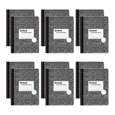 Composition Notebooks Graph Ruled 9-3/4" x 7-1/2" Black Marble 80 Sheets 63786