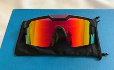 Heatwave Future Tech Sunglasses: Black / Orange Z87+