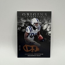 2018 Panini Origins Rookie Autographs Bronze Ink Daurice Fountain #DF /99 IND