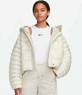 Nike Sportswear Swoosh Puffer PrimaLoft Jacket FB8729-104 U.S Women Large $300