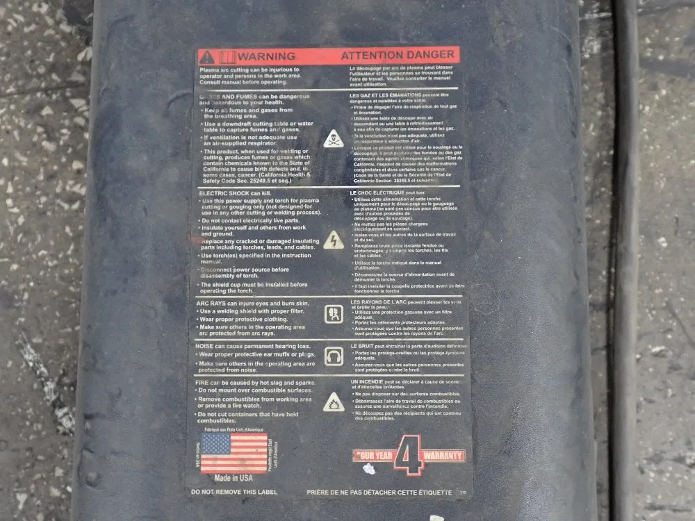 THERMAL DYNAMICS PROFESSIONAL CUTMASTER 102 PLASMA CUTTER  08250710010