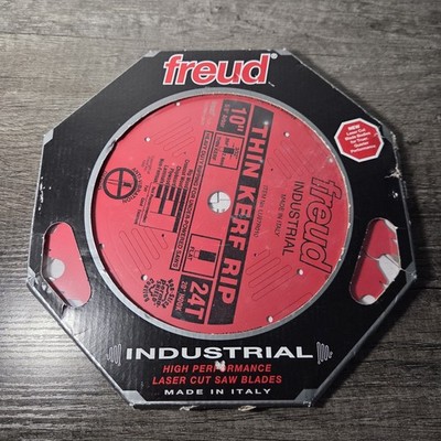 Industrial Freud 10in Thin Kerf Rip Blade 24T Table Circular Miter Saw LU87R010