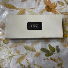 Vintage Silver Cross 3501 Chrome Ball Pen Pencil Set Machine Rare NIB