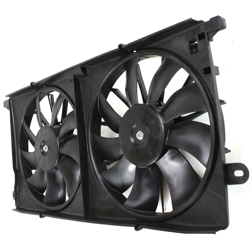 Radiator Cooling Fan For 2000-2005 Buick LeSabre Pontiac Bonneville Dual Fan - Image 3 of 4