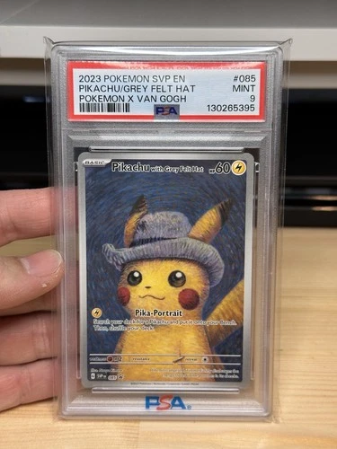 PSA 9 Pokemon Pikachu with Grey Felt Hat 085 Sv: Scarlet & Violet Promo