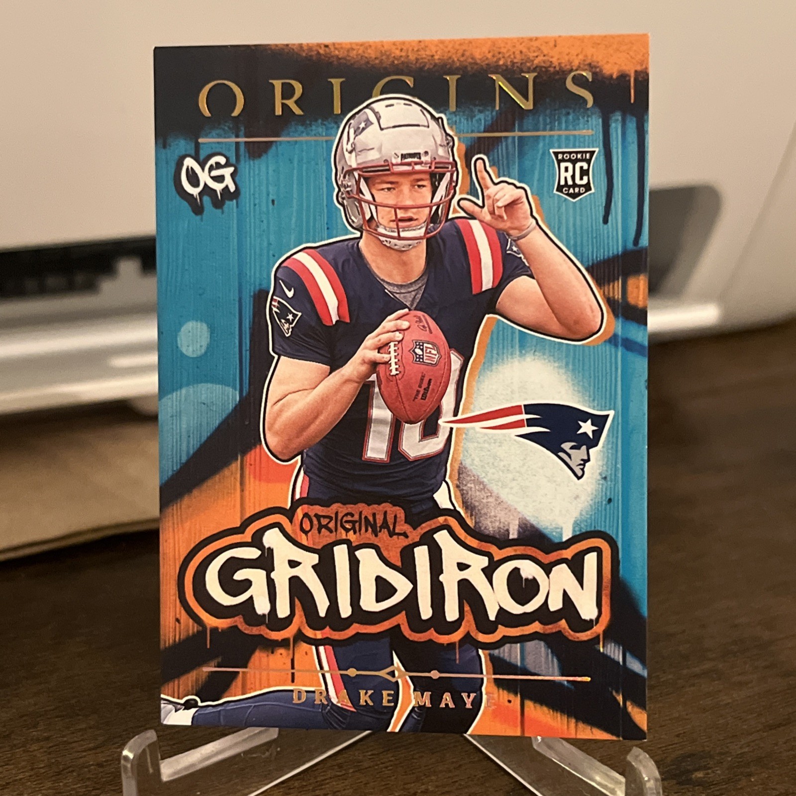 2024 Panini Origins Drake Maye Original Gridiron RC Rookie #12 Patriots