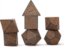 Sirius Dice: 7-Piece Polyhedral Dice Set - Illusory Stone: Granite