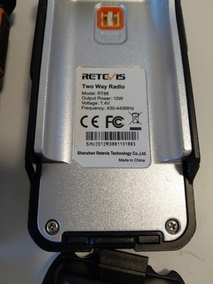 Aazon.co: Retevis Batería de Walkie Talkie RT86, batería original de