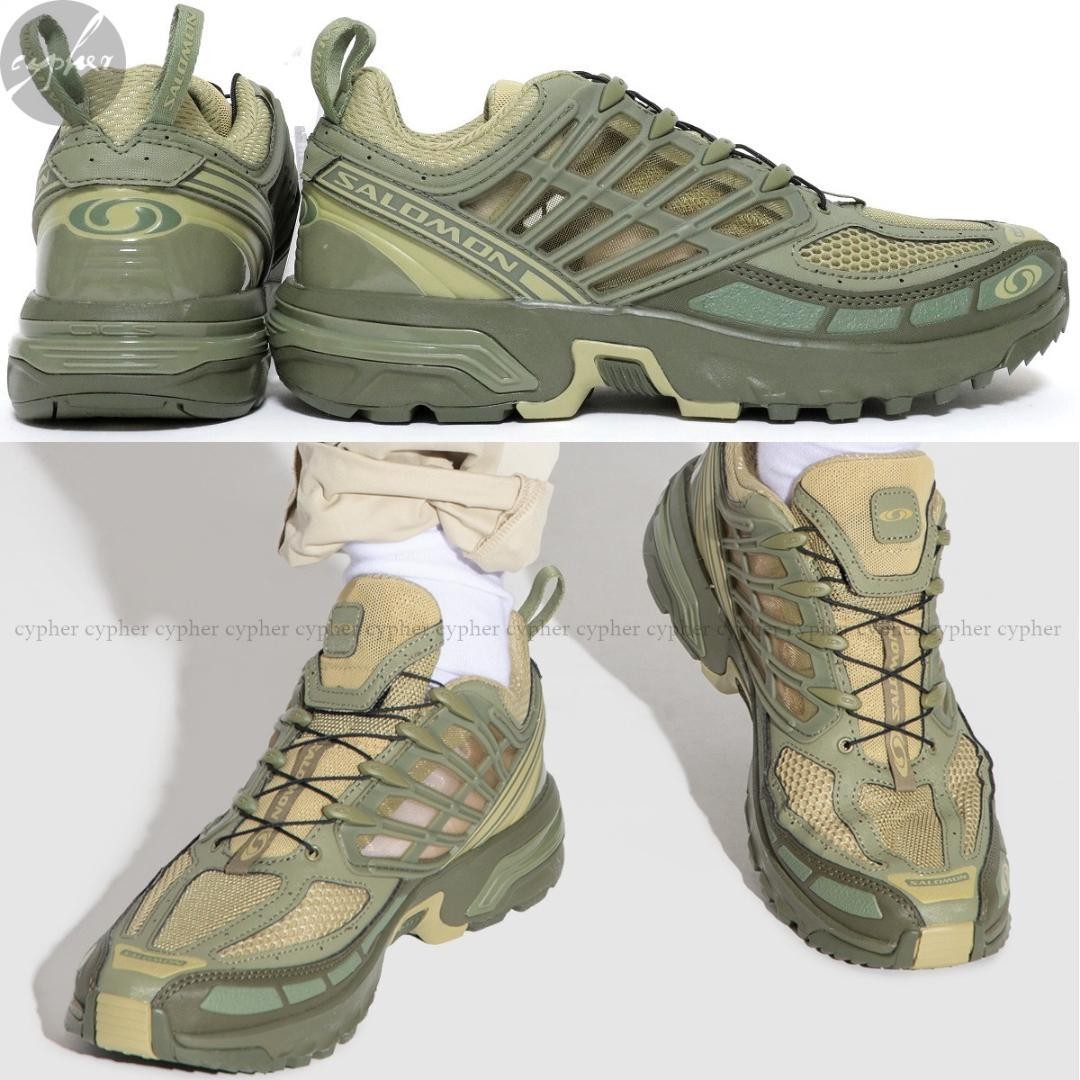 Salomon ACS Pro Sneakers Uomo 10 US 9.5 UK Verde Trail Come Nuove con Scatola