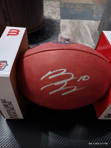 Bo Nix Fanatics Authentic Autographed NFL Duke Game Ball signed Denver Broncos