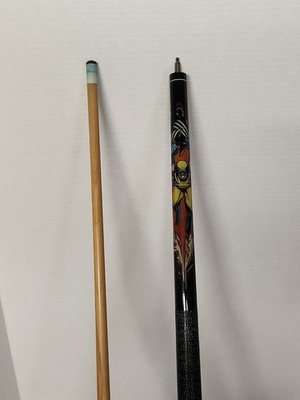 Marvel X-men Wolverine Dufferin Pool Cue Stick Used With Case Rare