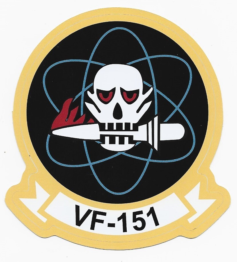 US Navy Fighter Squadron 151 (FITRON 151) VF-151 "Vigilantes" Sticker