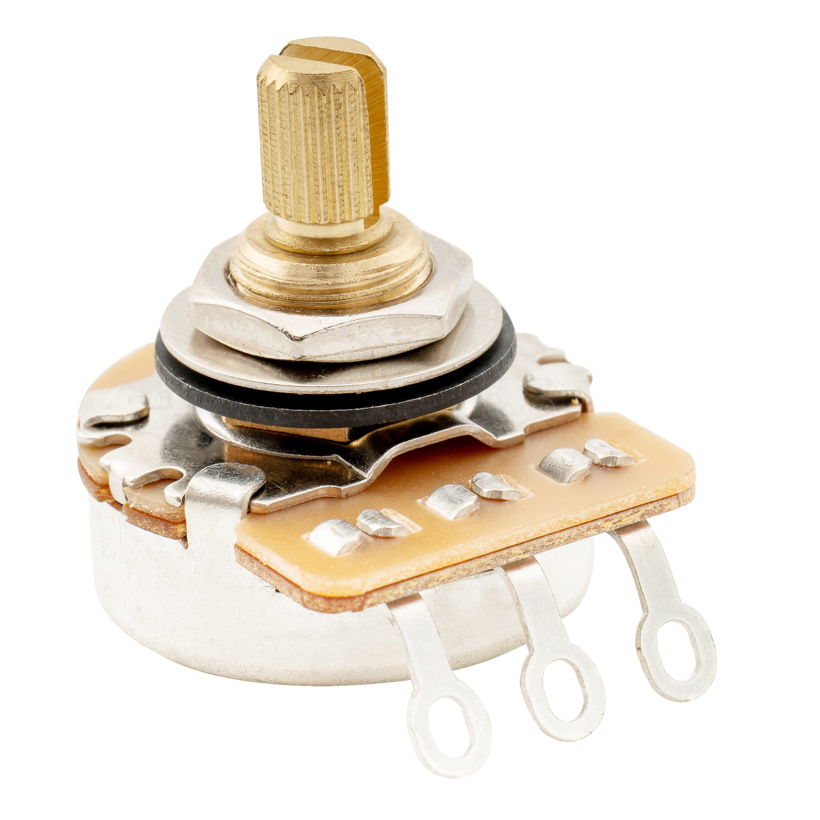 Musiclily Pro HD B250K Brass Inch Split Shaft Linear Taper Guitar Potentiometer