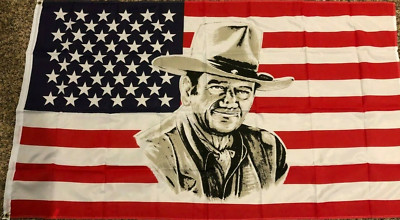new JOHN WAYNE USA AMERICAN ACTOR WESTERN 3x5ft FLAG superior quality US seller