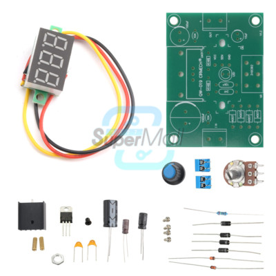 LM317 Digital Display Adjustable Regulated Power Supply Board Module DIY Kits