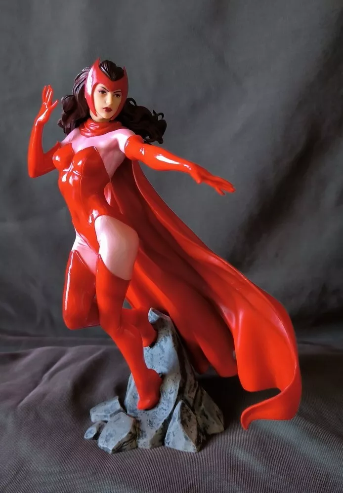 KOTOBUKIYA ARTFX+ MARVEL UNIVERSE Scarlet Witch 1/10 PVC Figure, Figures &  Plastic Kits