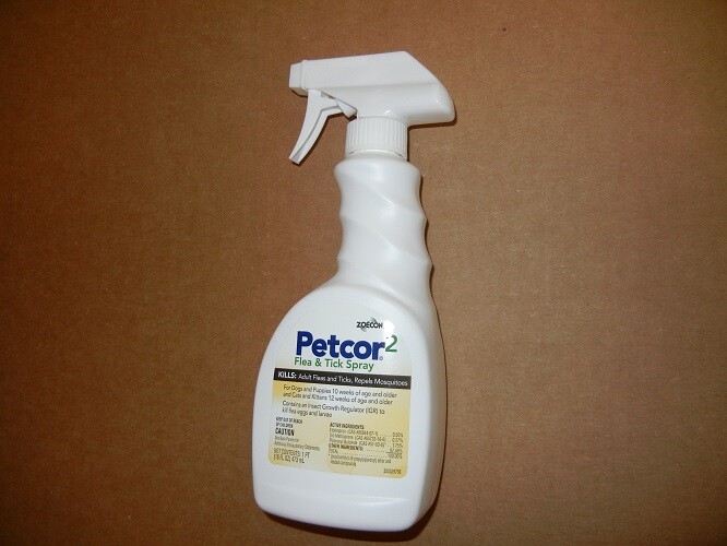 Petcor2 Flea Tick Spray Zoecon Repels Mosquioes