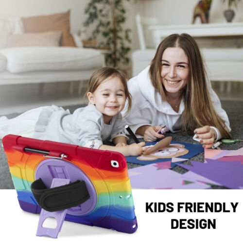 For Apple iPad 9th/8th/7 Gen 10.2" Case Heavy Duty Shockproof Rotate Stand Cover - Picture 10 of 21