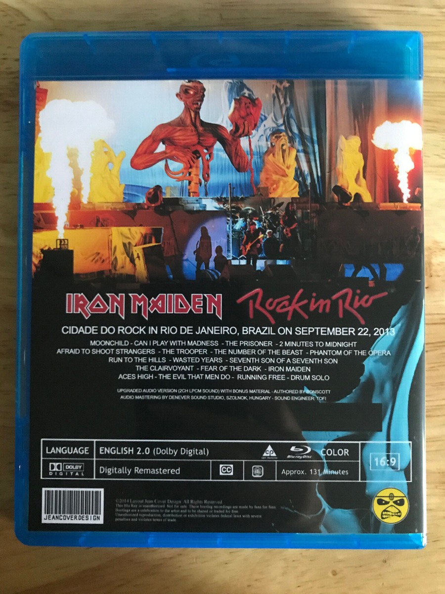 Iron Maiden - Live at Rock in Rio 2013 Bruce Dickinson Blu-ray