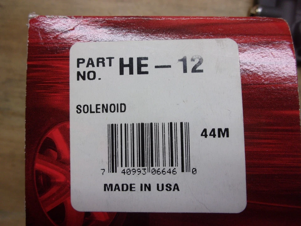 NUEVO SOLONOIDE ATP # HE-12 CON JUNTA Y ORINGS Foto 2 de 4