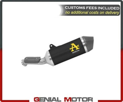 Exhaust Muffler Arrow Race Tech Carbon Cap Alum Black Ktm890 DukeR 2020>2022