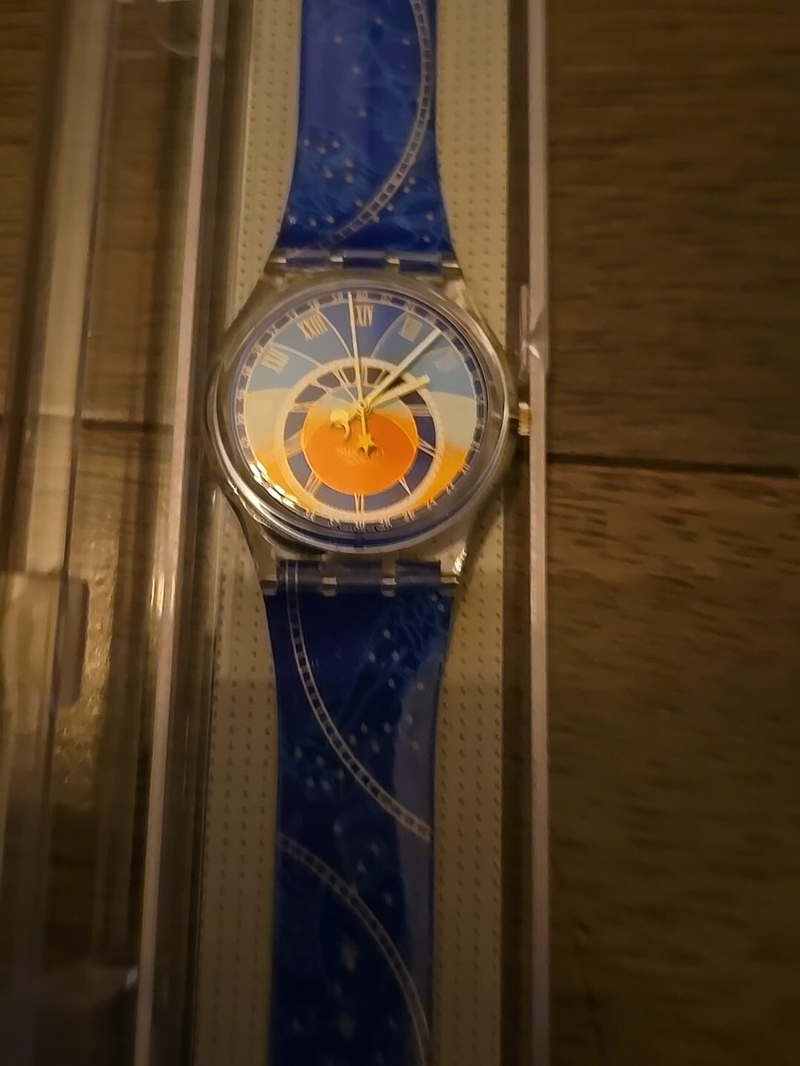 Vintage Swatch Unisex AZIMUT GK179 with Original Strap 1994 Swiss Vintage Swatch Unisex AZIMUT GK179 with Original Strap 1994 Swiss