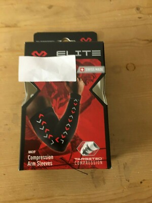 McDavid 8837 COMPRESSION ARM SLEEVES Armlinge Paar weiß M