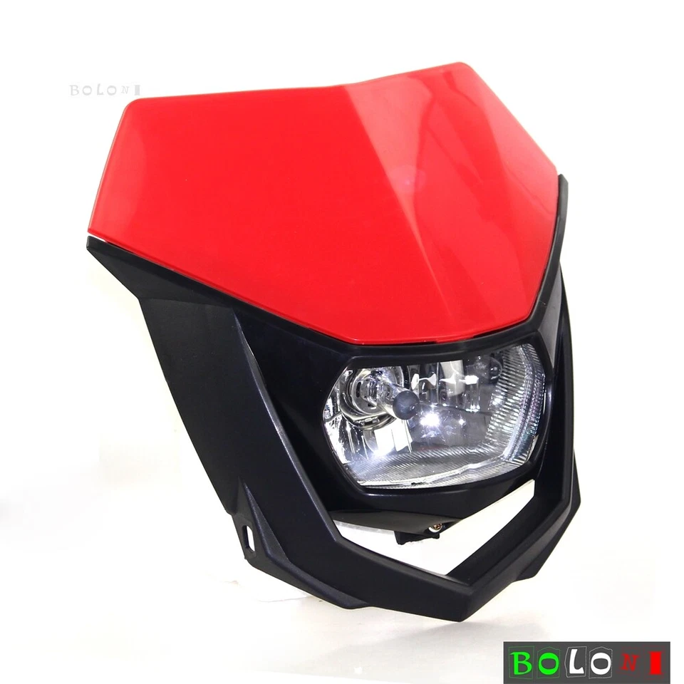 Faro de motocross 35W para Honda CR125R CR250R CR500R CRF125 CRF230F CRF450R Foto 3 de 4
