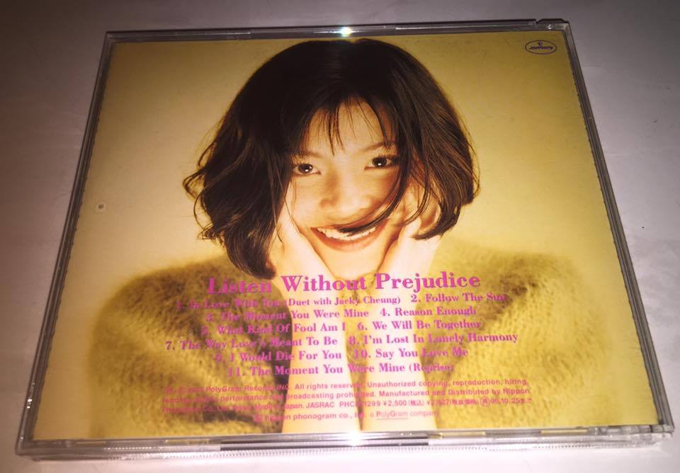Regine Velasquez 1994 Listen Without Prejudice Japan Edition CD w