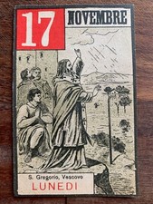 SAN GREGORIO BISHOP, SANTINO del GIORNO MONDAY 17 NOVEMBER 1937